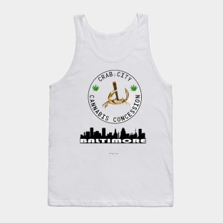 Crab City Cannabis Concession Tank Top